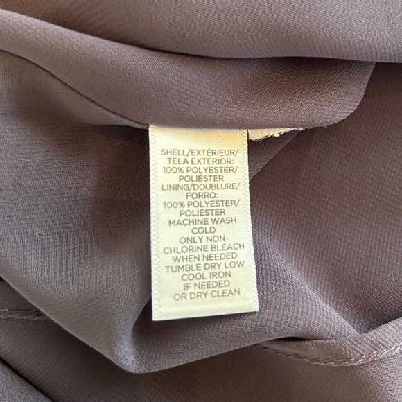 Ann Taylor LOFT Womens XS Purple Plum Strappy V-Neck Cami Tank Top Lining - Picture 8 of 9